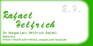 rafael helfrich business card